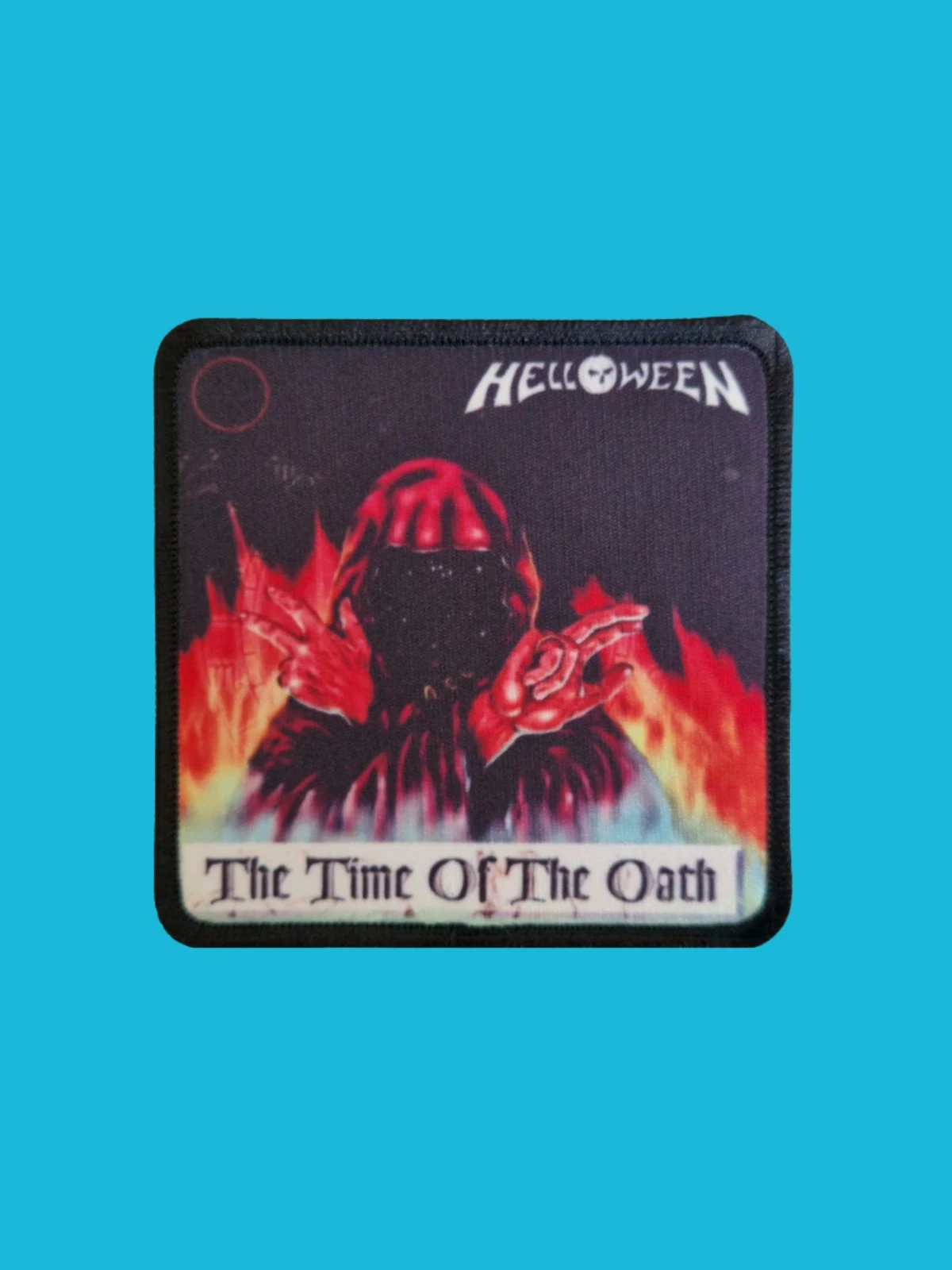 Patch Helloween - The Time Of The Oath - Imprimé - Carré de 7,5 x 7,5 centimètres